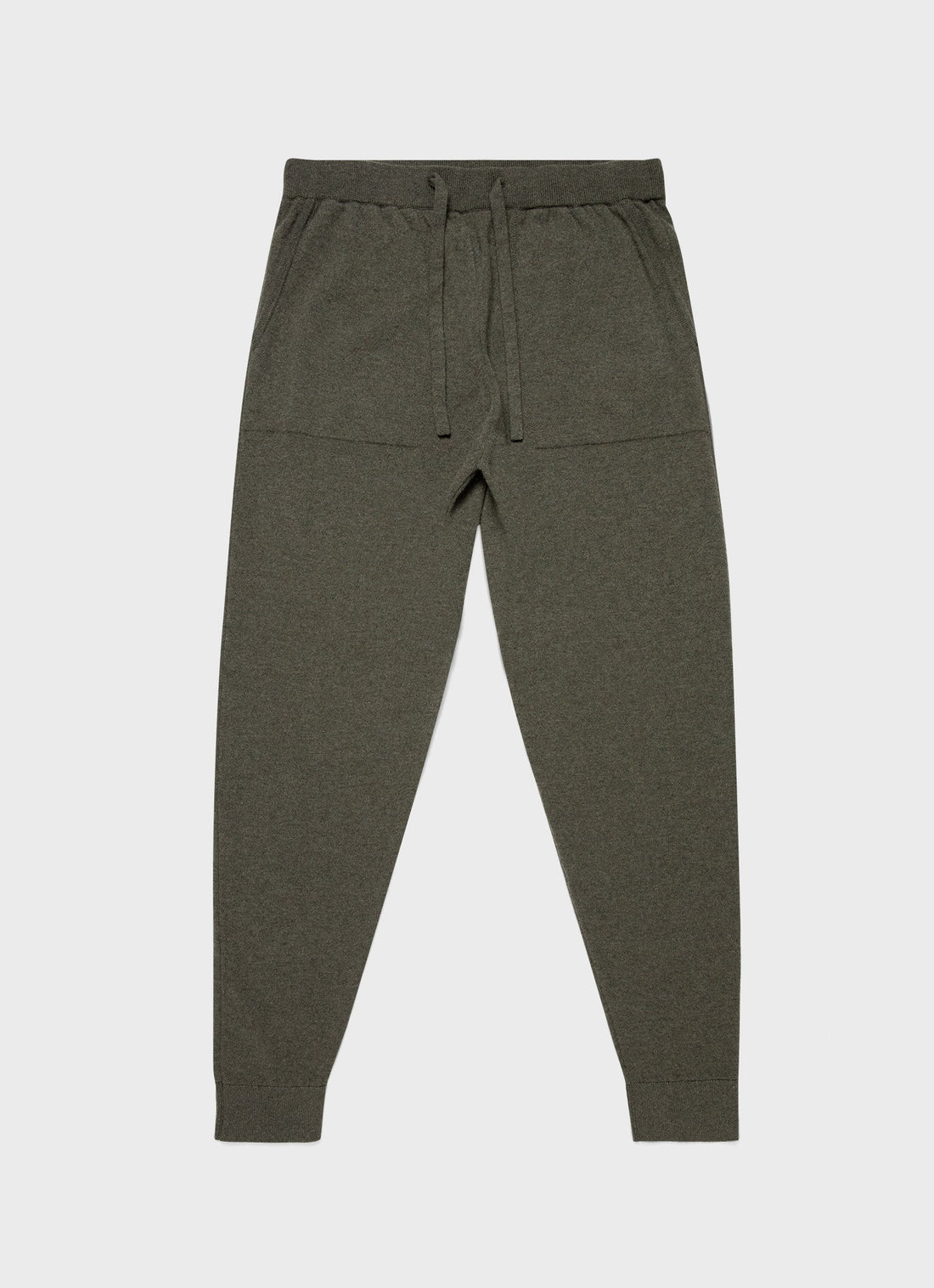 Men's Cashmere Lounge Pant in Dark Moss