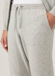 Men's Cashmere Lounge Pant in Grey Melange