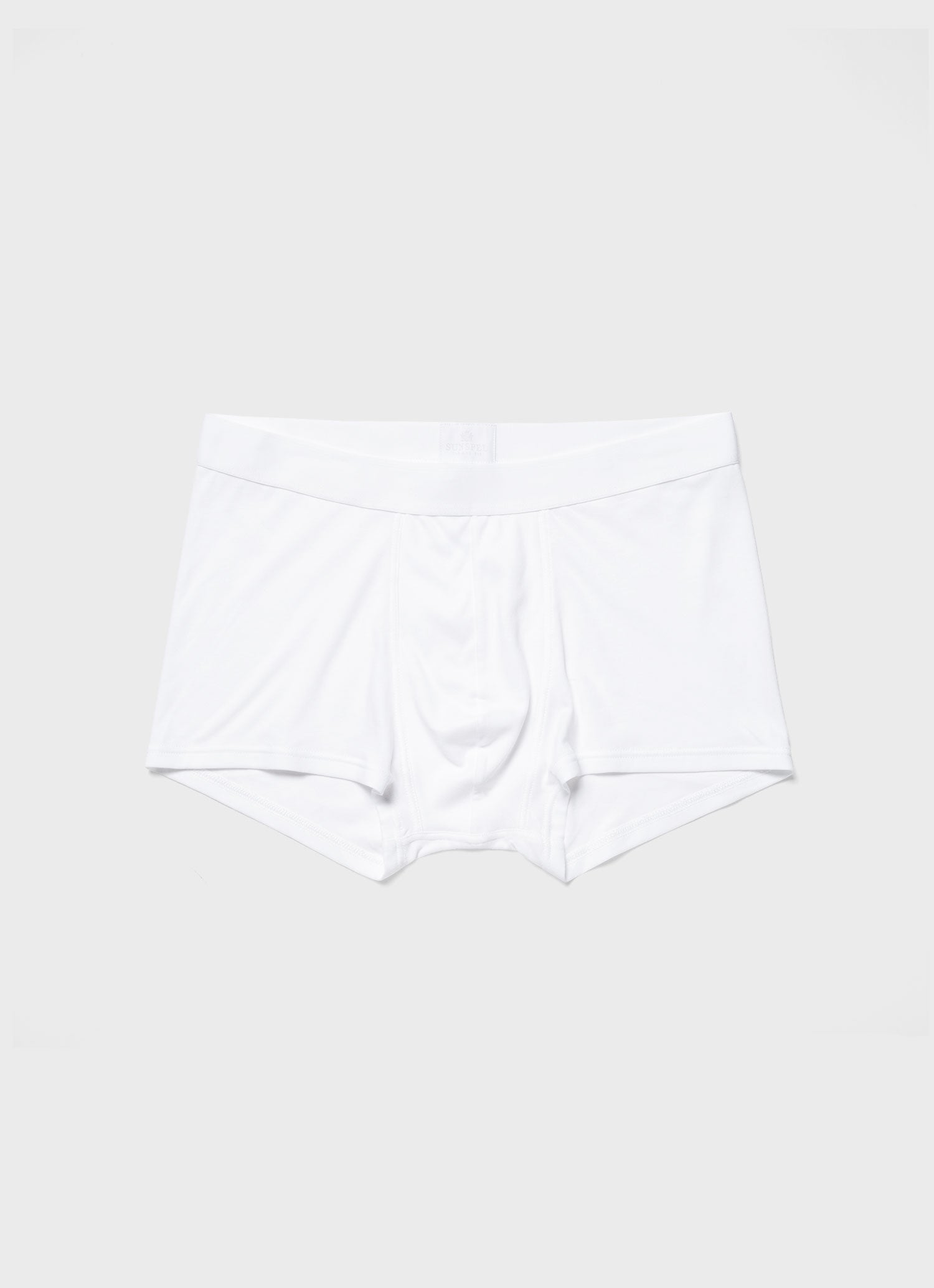 Men's Sea Island Cotton Trunks in White