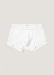 Men's Stretch Cotton Trunks in White