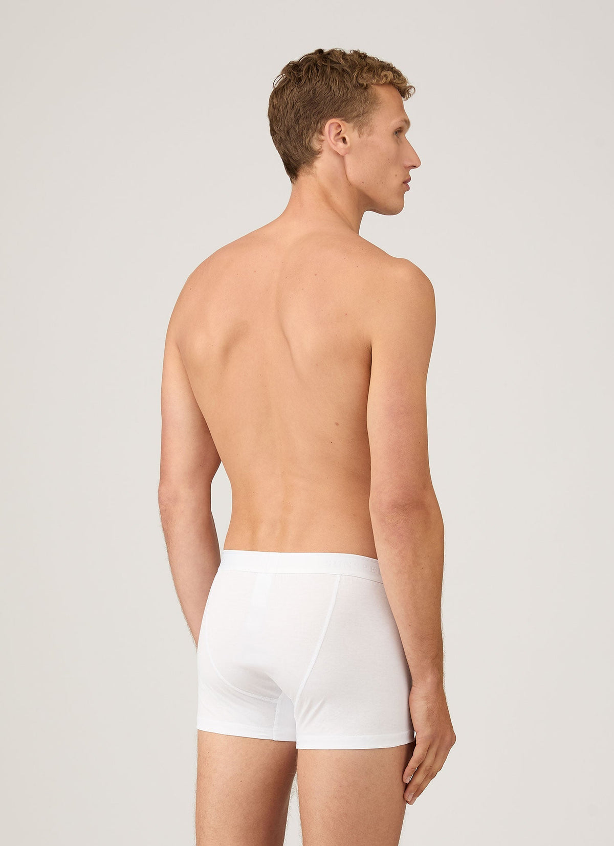 Men's Superfine Cotton Trunks in White