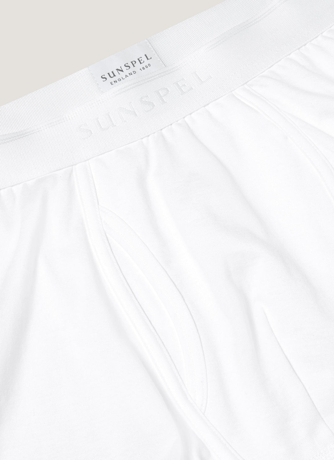 Men's Superfine Cotton Trunks in White