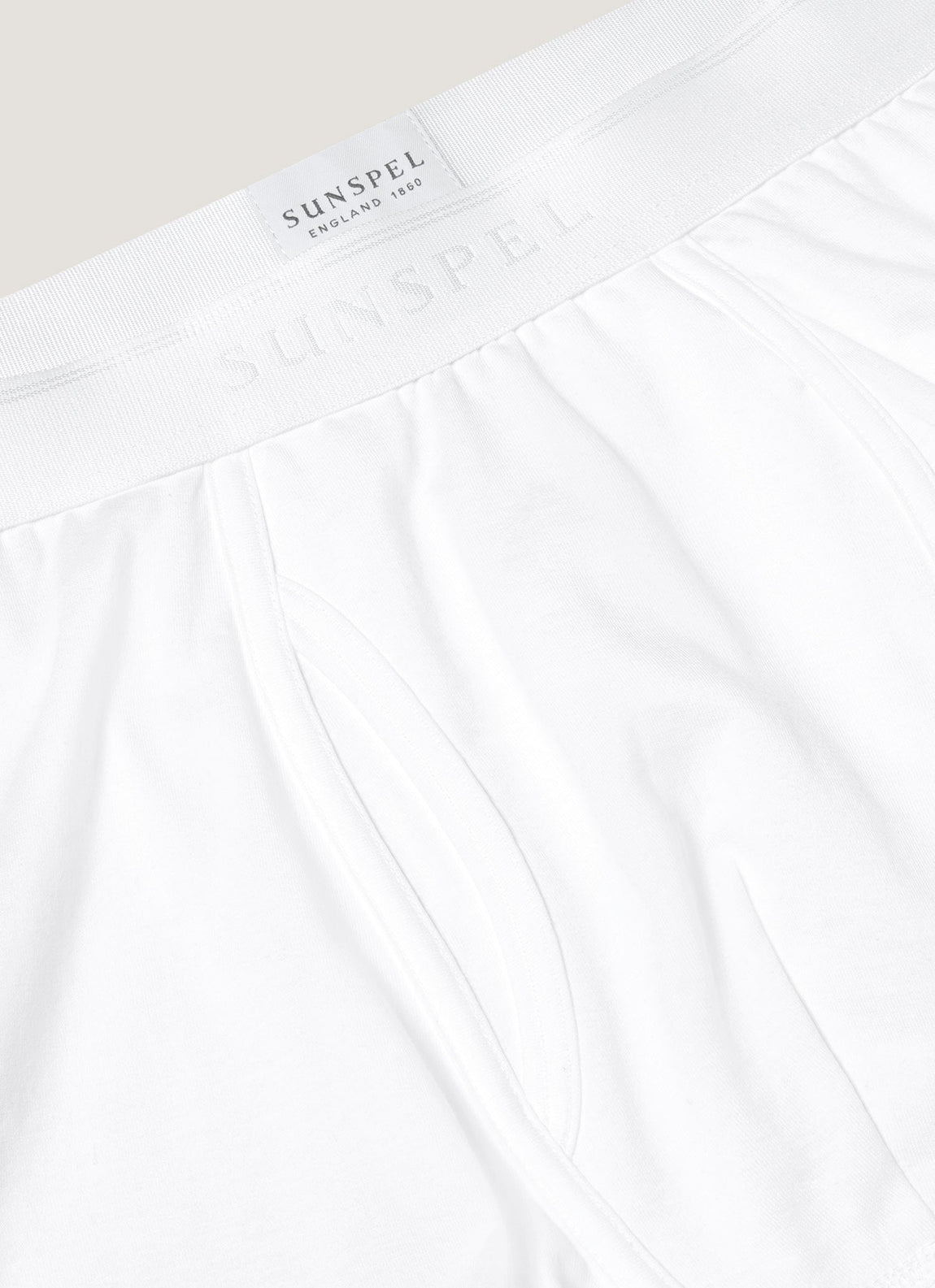 Men's Superfine Cotton Trunks in White