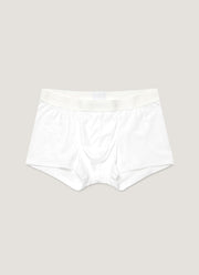 Men's Sea Island Cotton Trunks in White