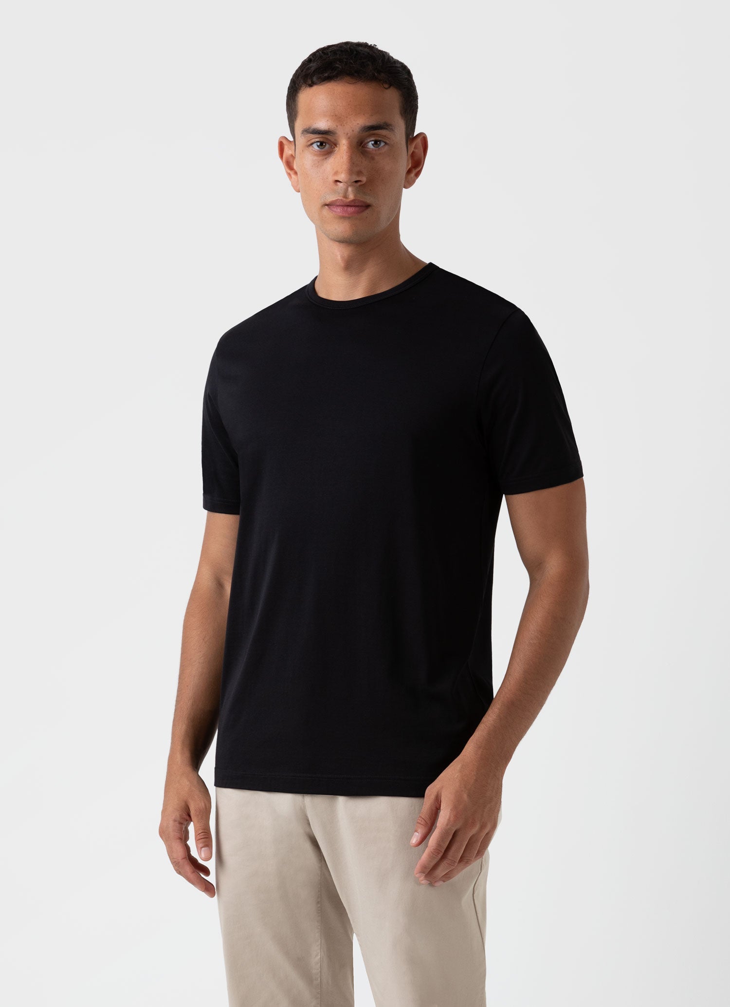 SUNSPEL スタイリスト私物 RIBBED T SHIRT BLACK L - スウェット