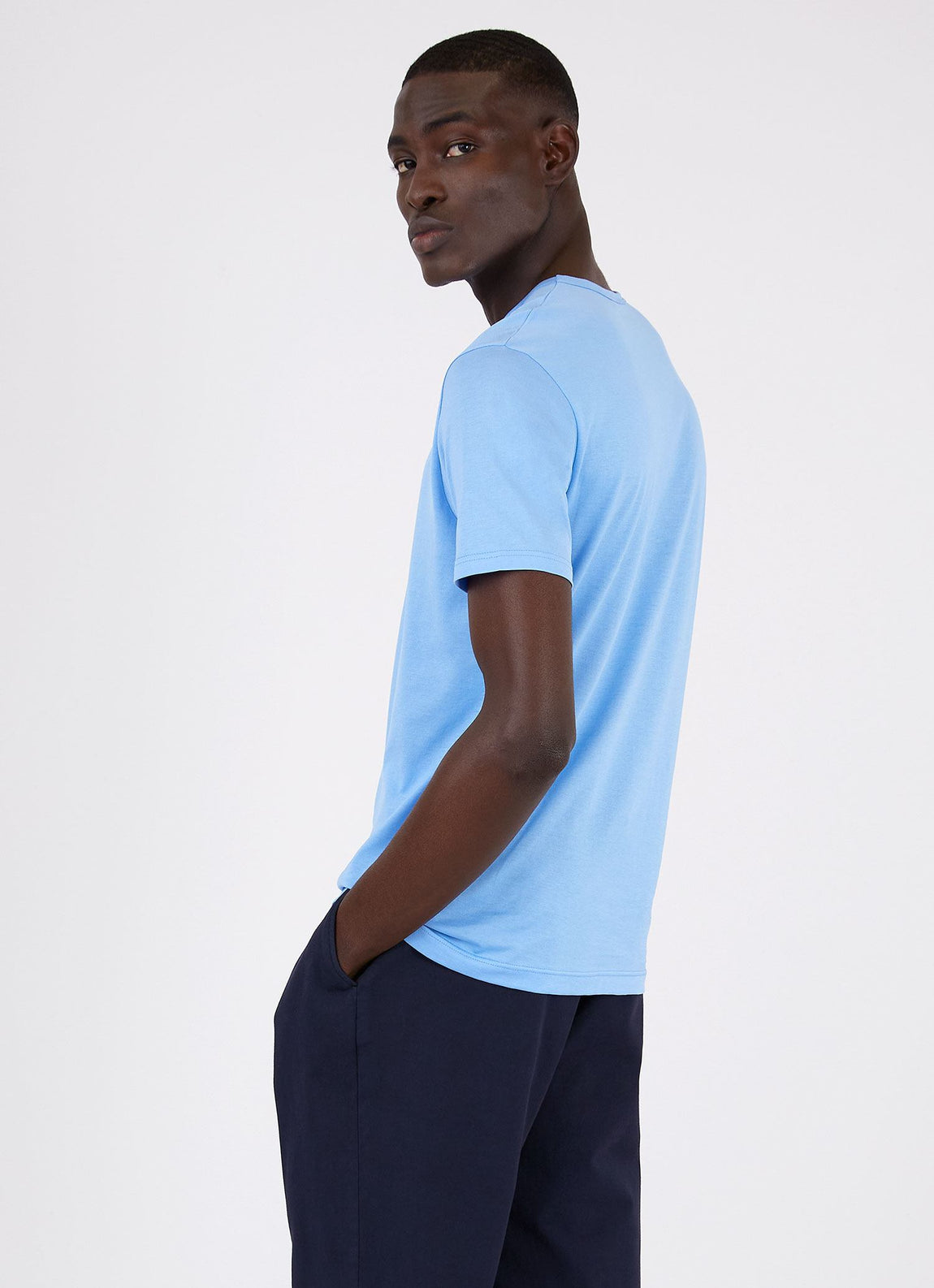 Men's Classic T-shirt in Mid Blue