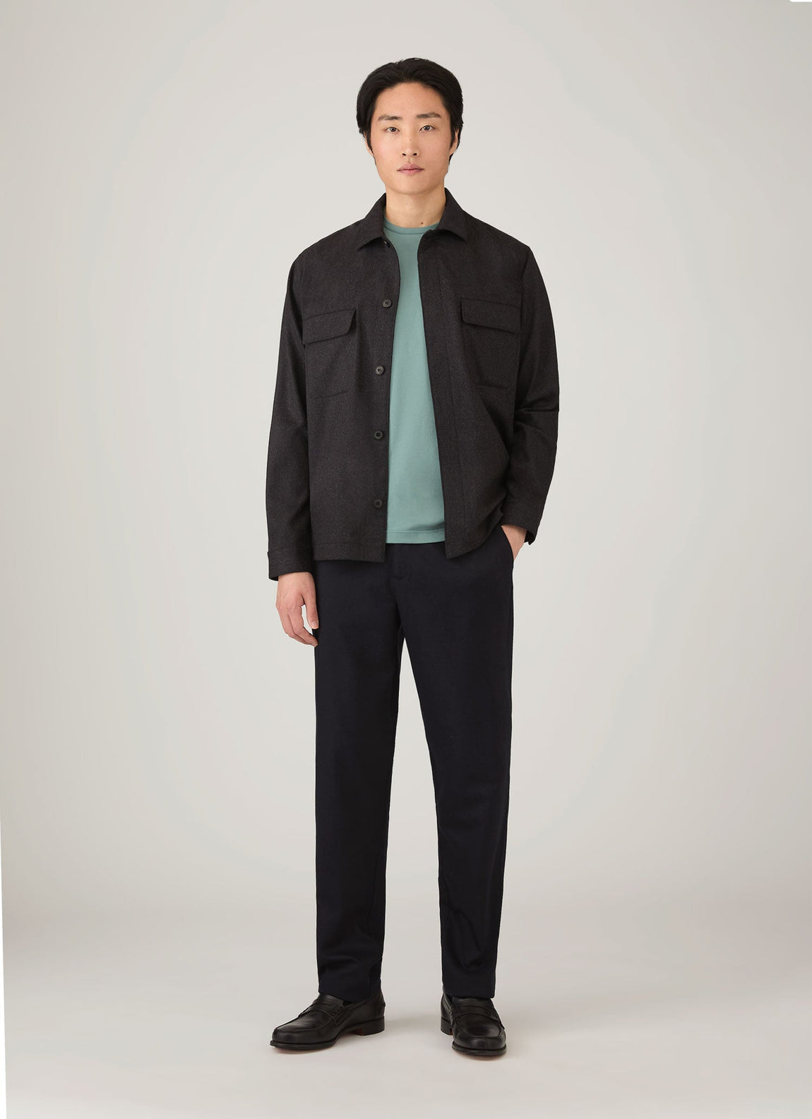 Men's Classic T-shirt in Steel Green