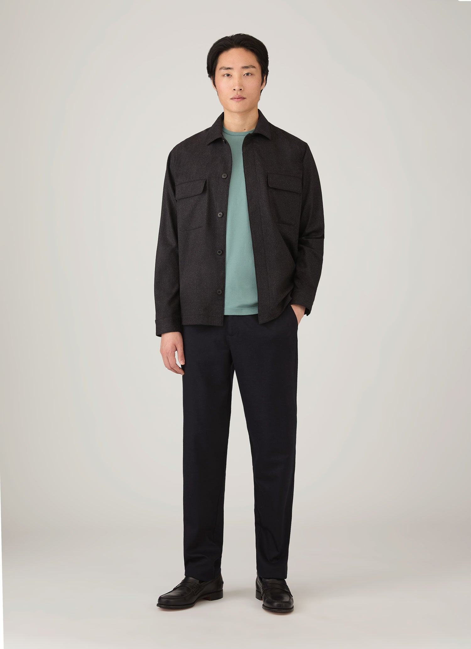 Men's Classic T-shirt in Steel Green