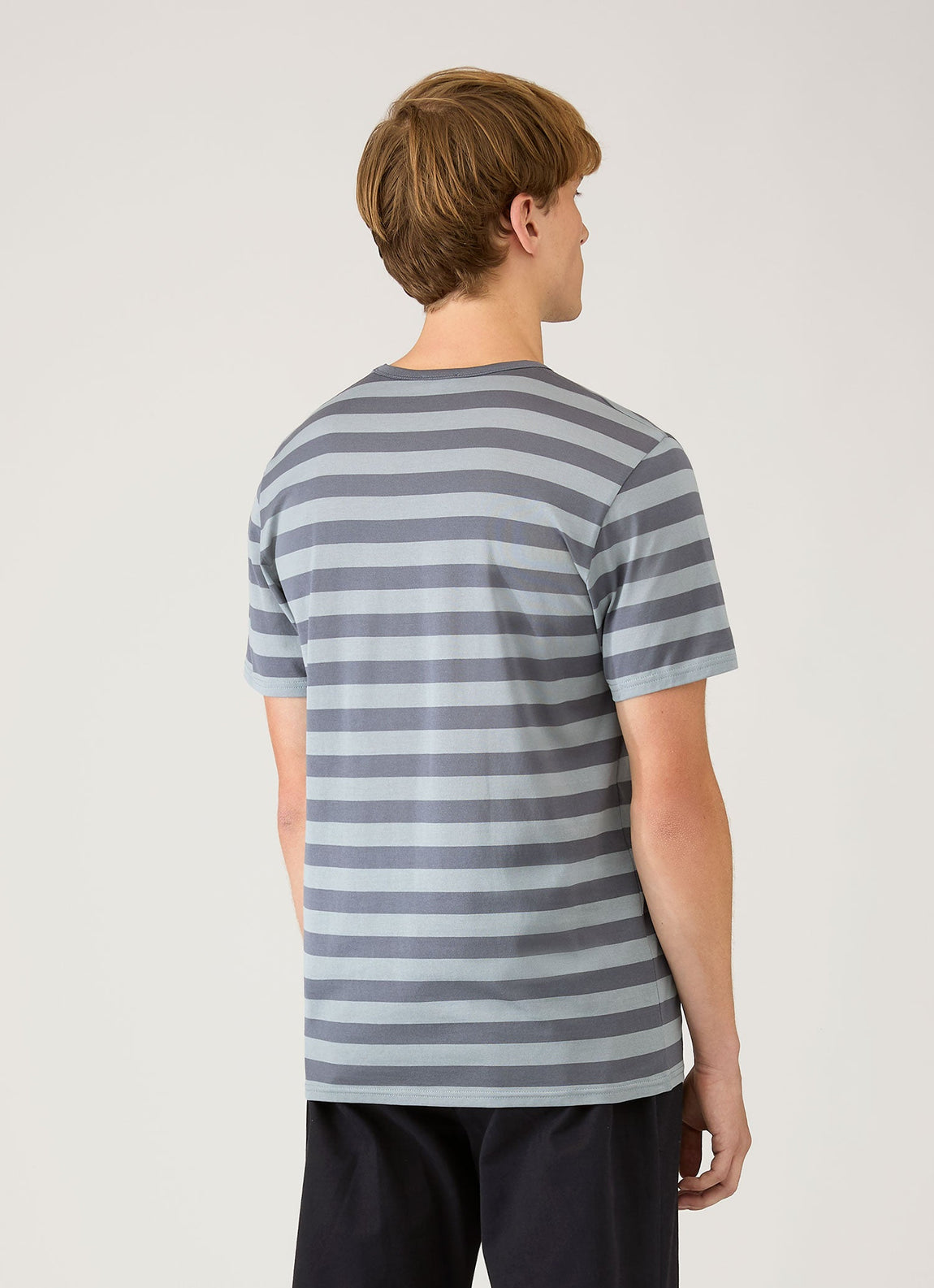 Men's Classic T-shirt in Stone Blue/Slate Blue
