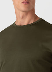 Men's Long Sleeve Classic T-shirt in Pine Green