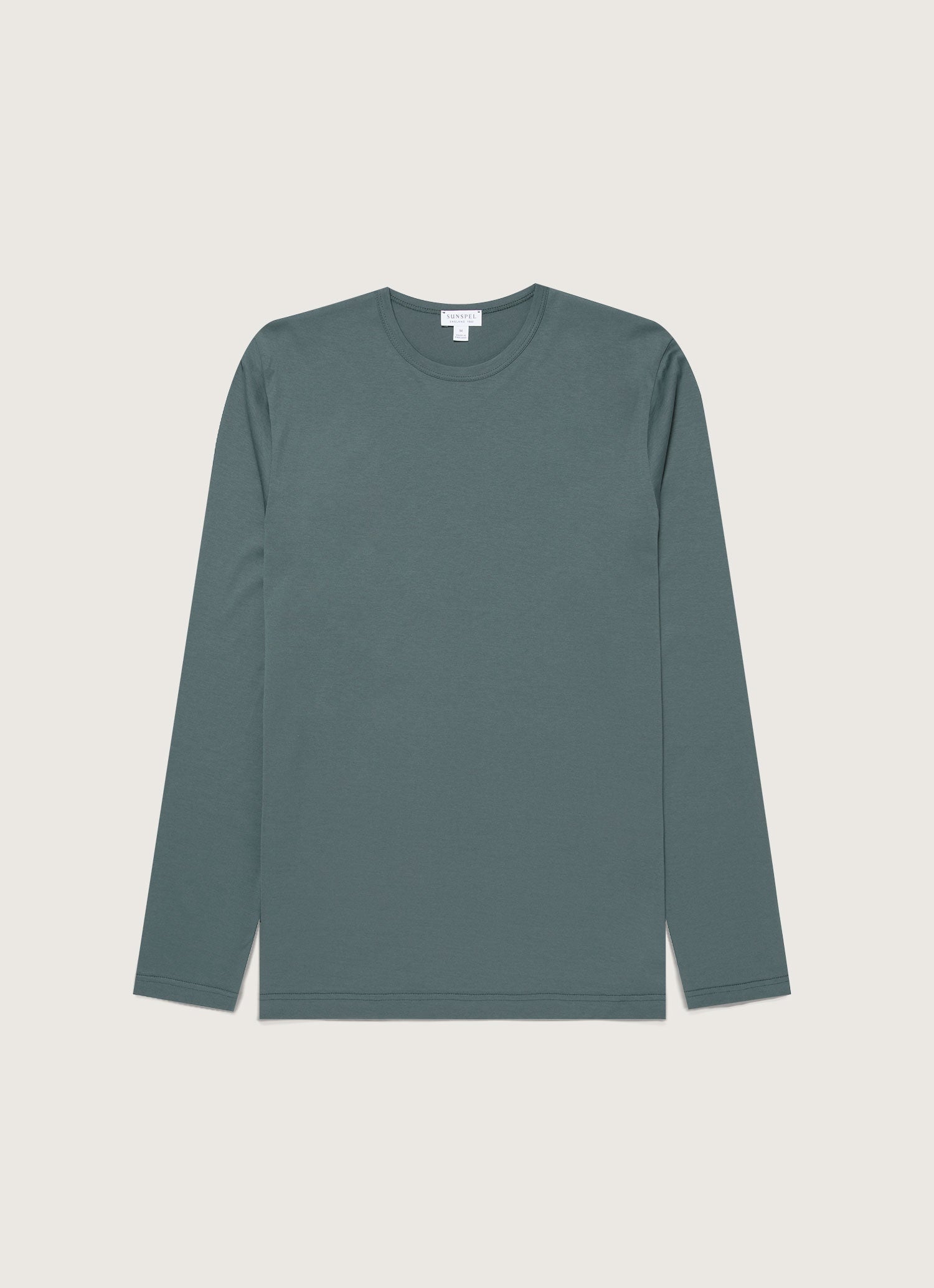 Men's Long Sleeve Classic T-shirt in Dark Petrol