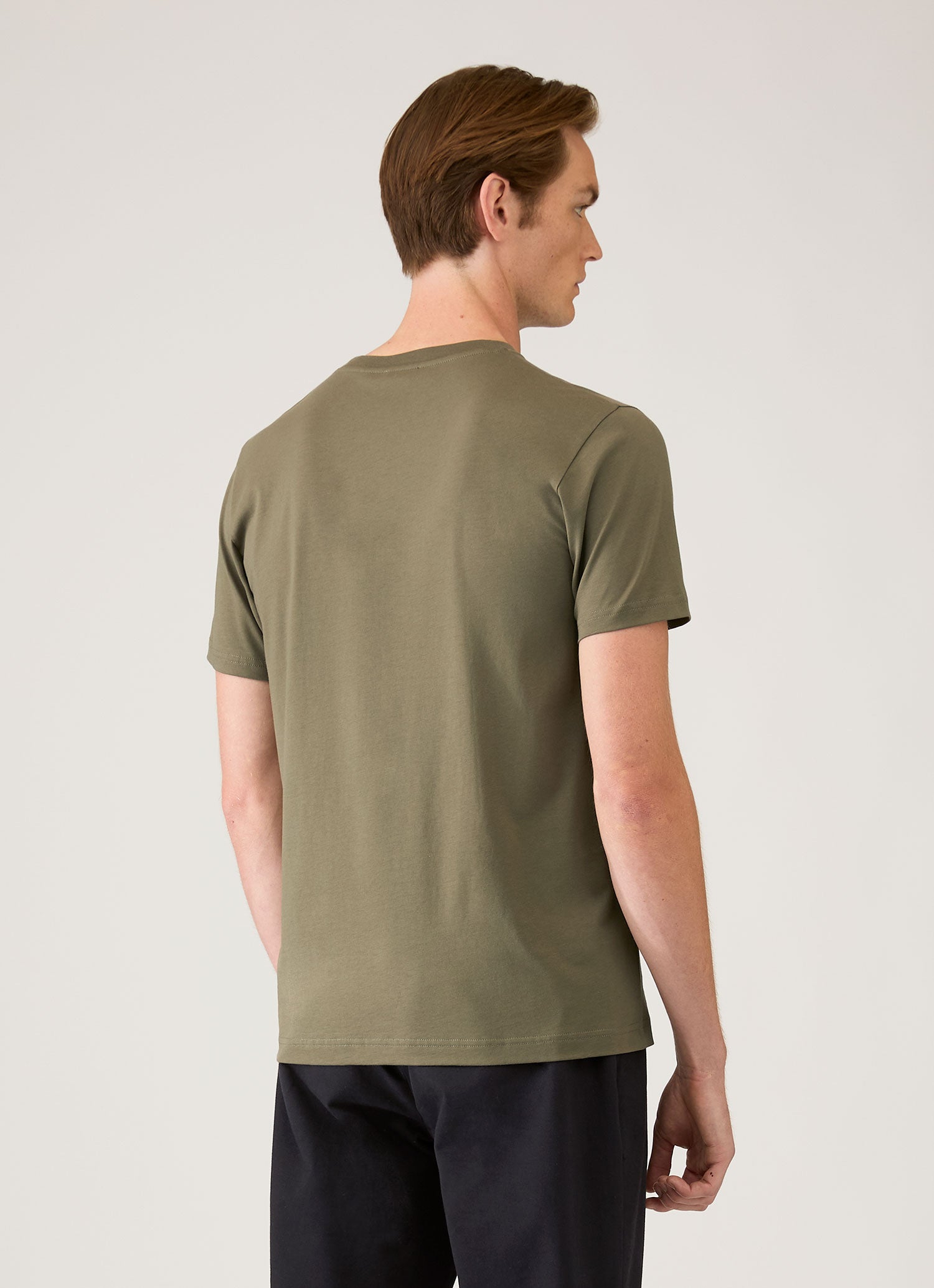 Men's Riviera Midweight T-shirt in Khaki