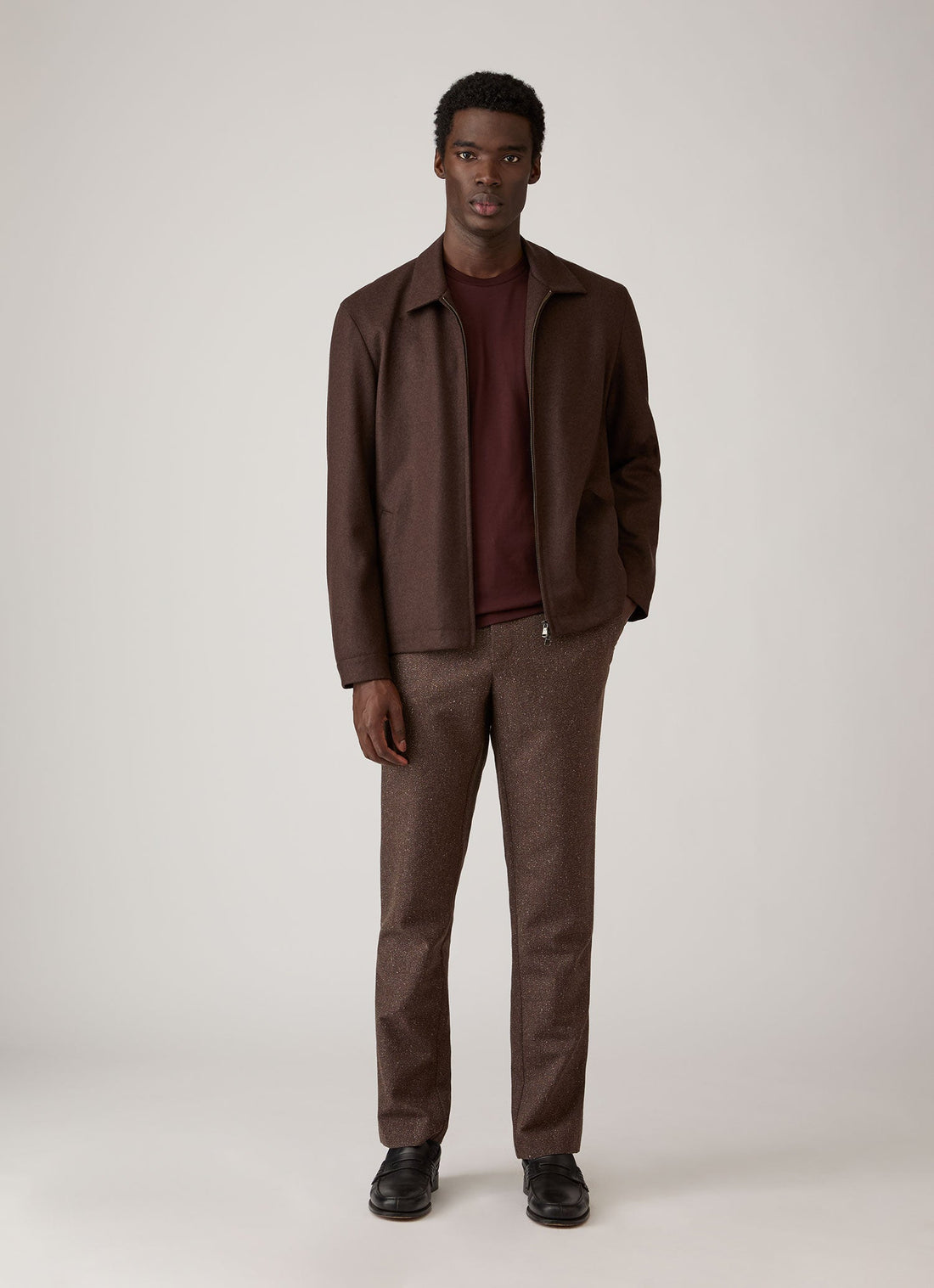 Men's Riviera Midweight T-shirt in Bakelite