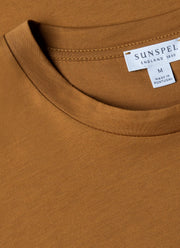 Men's Riviera Midweight T-shirt in Golden Brown