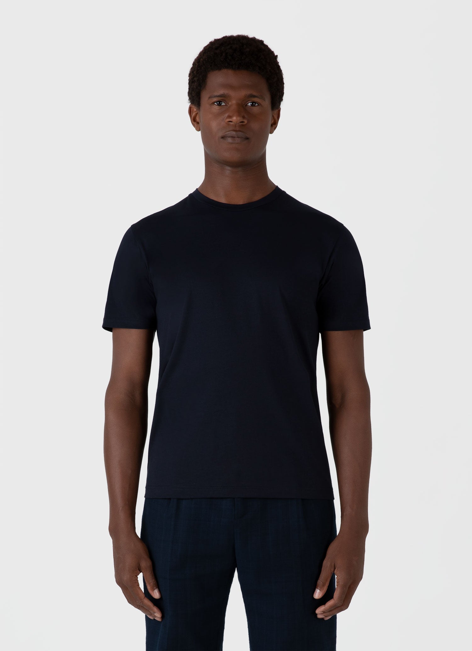 Men's Riviera Midweight T-shirt in Midnight Navy