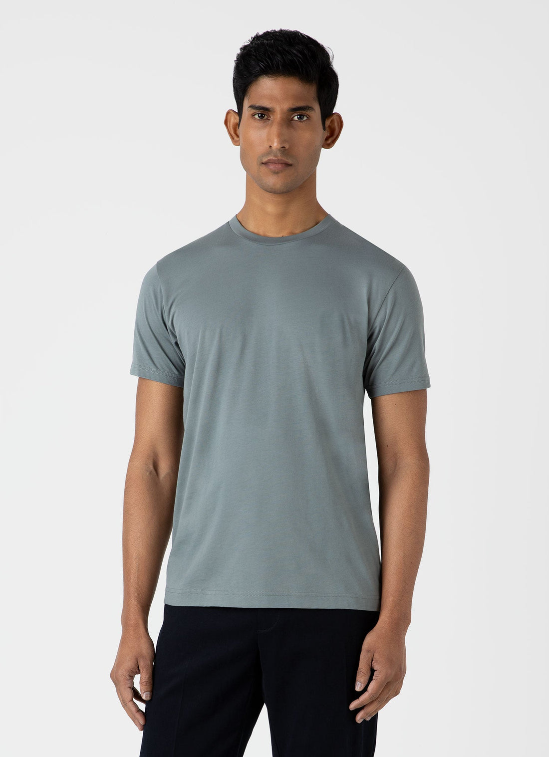 Men's Riviera Midweight T-shirt in Smoke Green