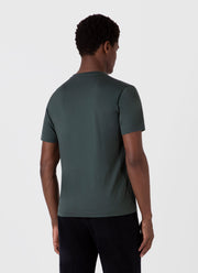 Men's Riviera Midweight T-shirt in Holly Green