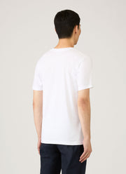 Men's Riviera Midweight V‑neck T-shirt in White