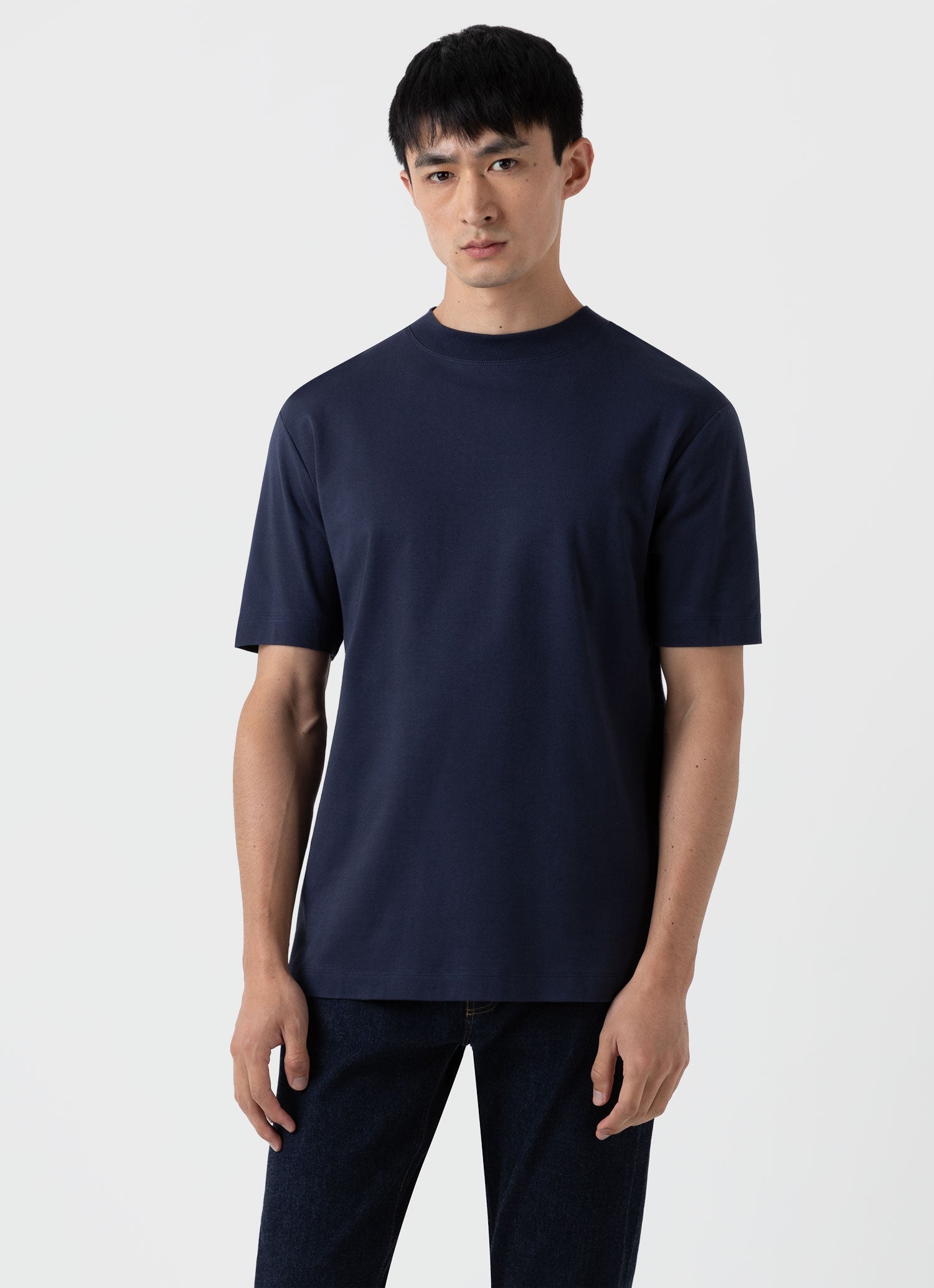 SUNSPEL スタイリスト私物 RIBBED T SHIRT NAVY M - トップス