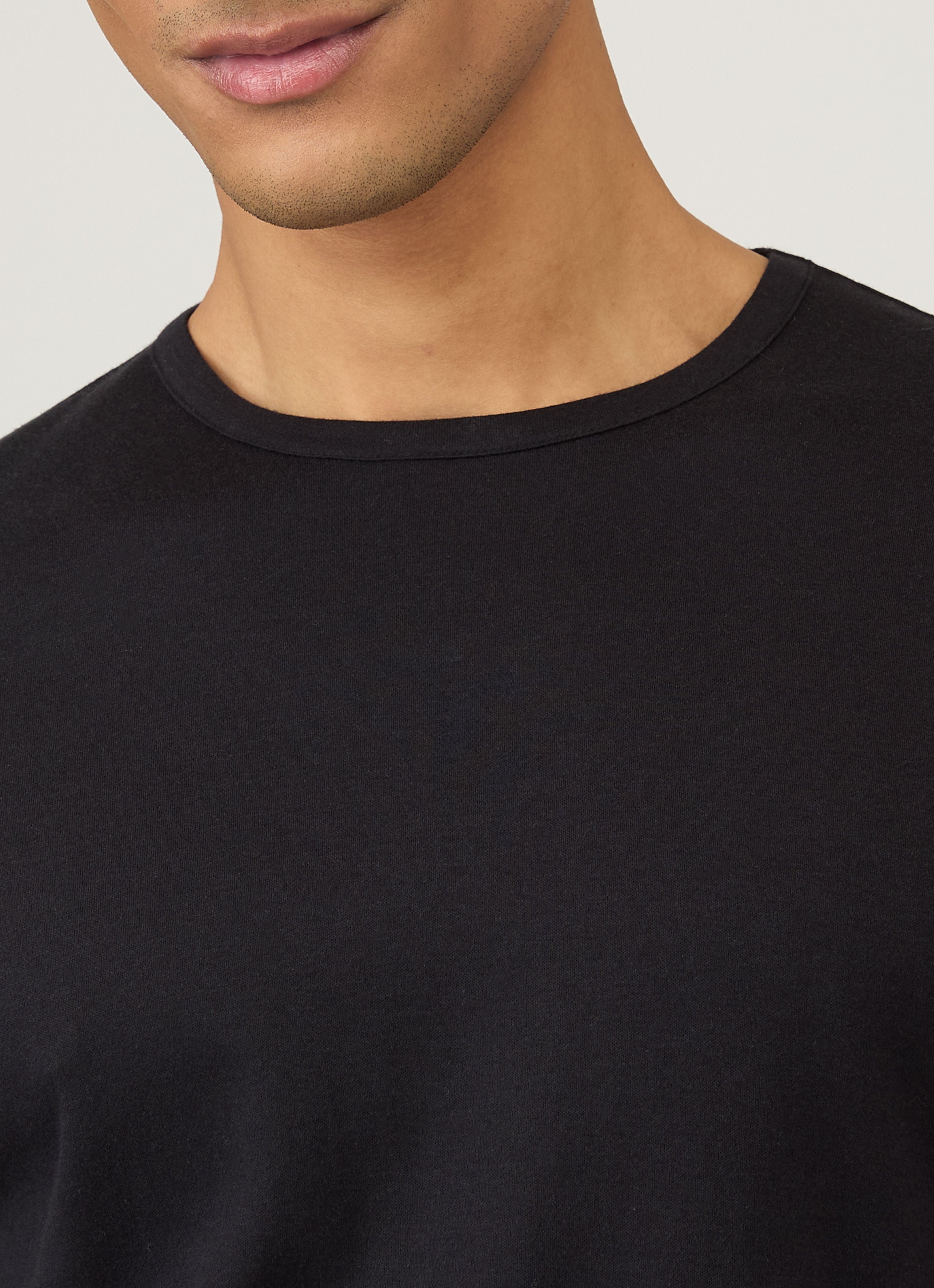 SUNSPEL Tシャツセット Sサイズ ホワイト ブラック Men's Sea Island Cotton T-shirt in Black | Sunspel
