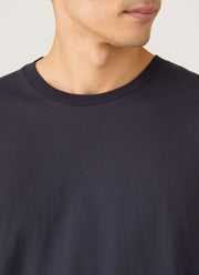 Men's Long Sleeve Riviera Midweight T‑shirt in Navy