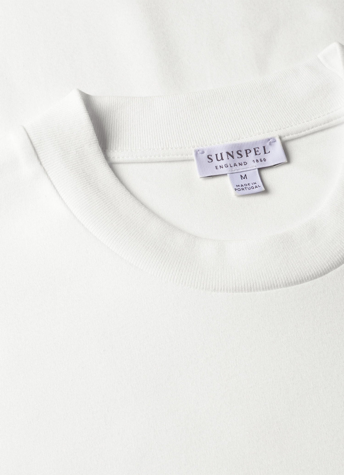 Men's Relaxed Fit Heavyweight T-shirt in Off-White | Sunspel