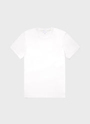 Men's Silk Cotton T-shirt in White