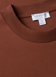 Men's Relaxed Fit Heavyweight T-shirt in Conker Brown