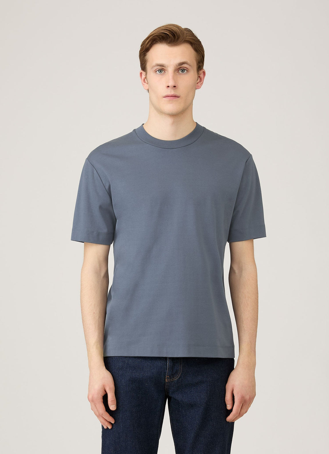 Men's Relaxed Fit Heavyweight T-shirt in Slate Blue