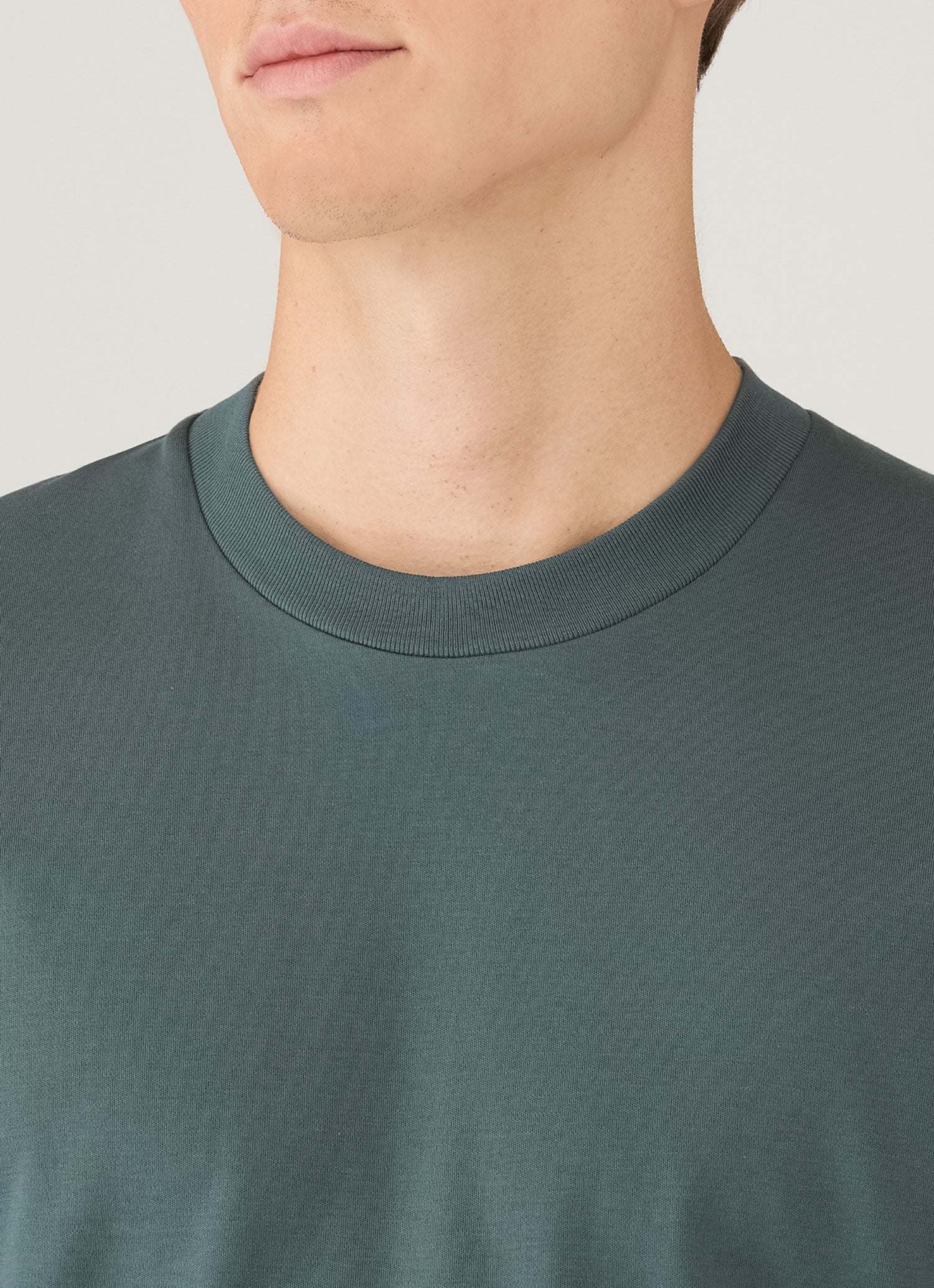 Men's Relaxed Fit Heavyweight T-shirt in Dark Petrol