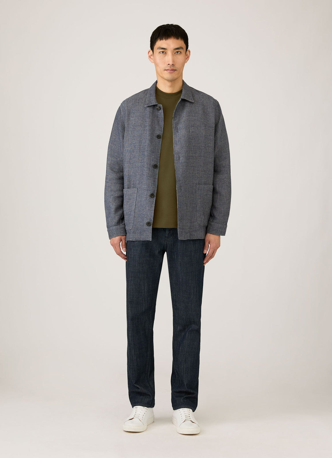 Men's Relaxed Fit Heavyweight T-shirt in Deep Olive