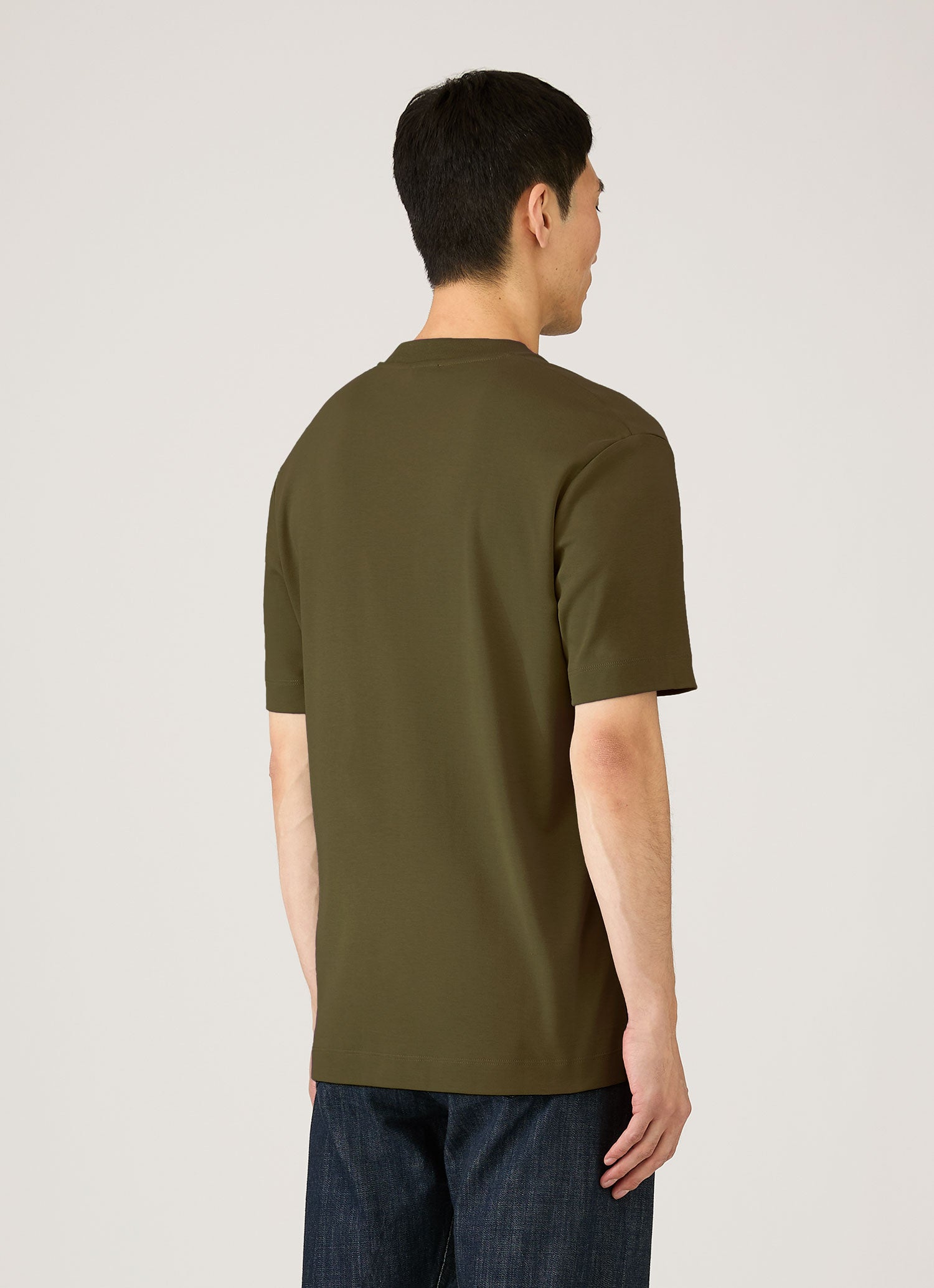 Men's Relaxed Fit Heavyweight T-shirt in Deep Olive