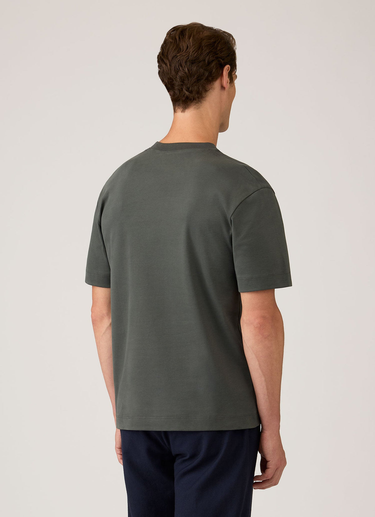Men's Relaxed Fit Heavyweight T-shirt in Slate Green