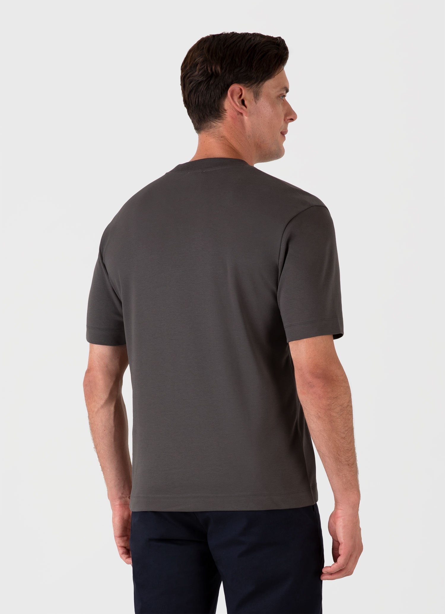 Men's Relaxed Fit Heavyweight T-shirt in Charcoal