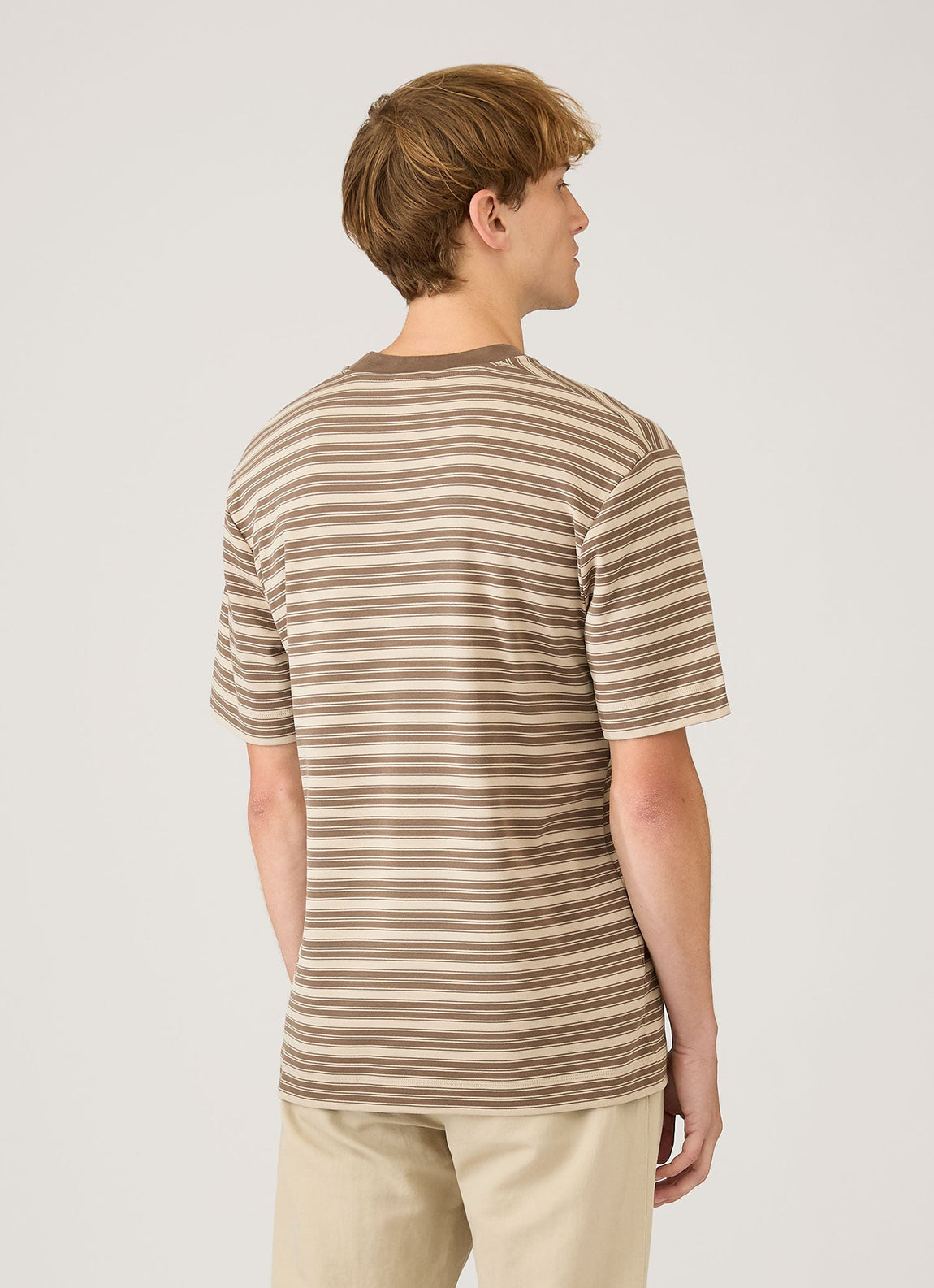 Men's Relaxed Fit Heavyweight T-shirt in Hazelwood/Dark Cedar