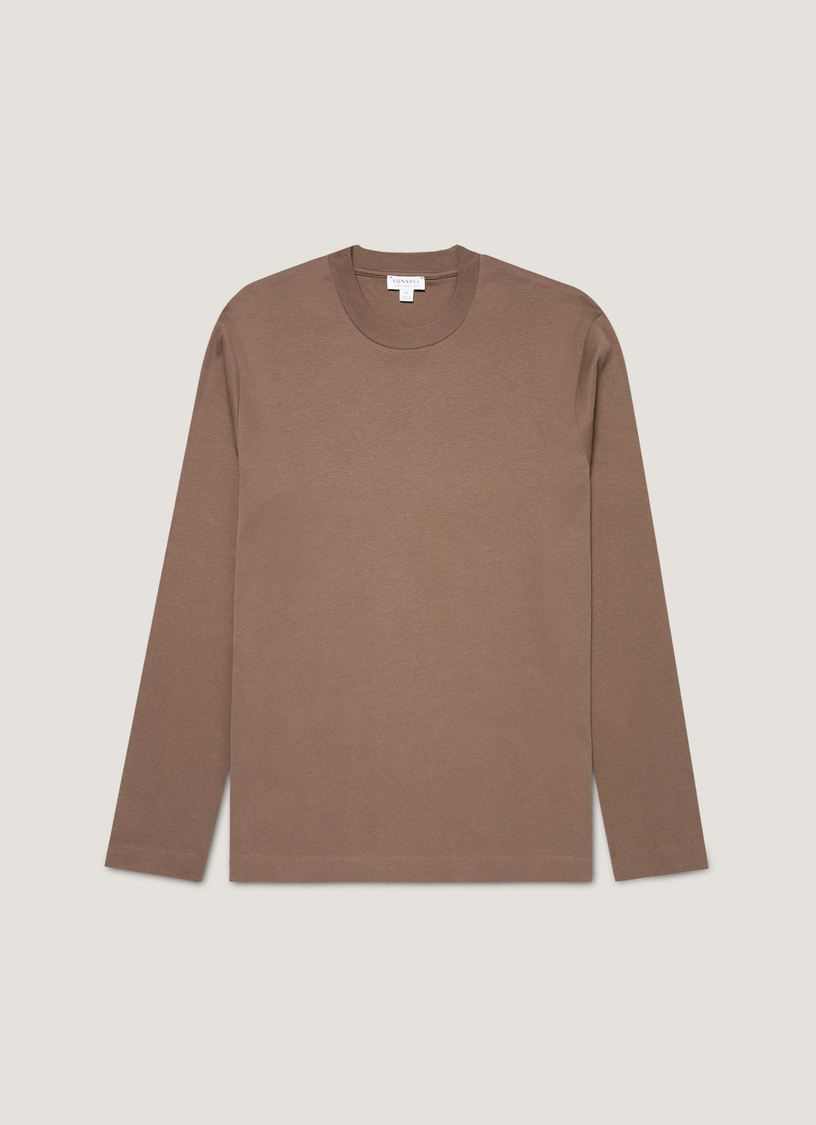 Men's Long Sleeve Heavyweight T-shirt in Bark