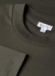 Men's Long Sleeve Heavyweight T-shirt in Dark Green