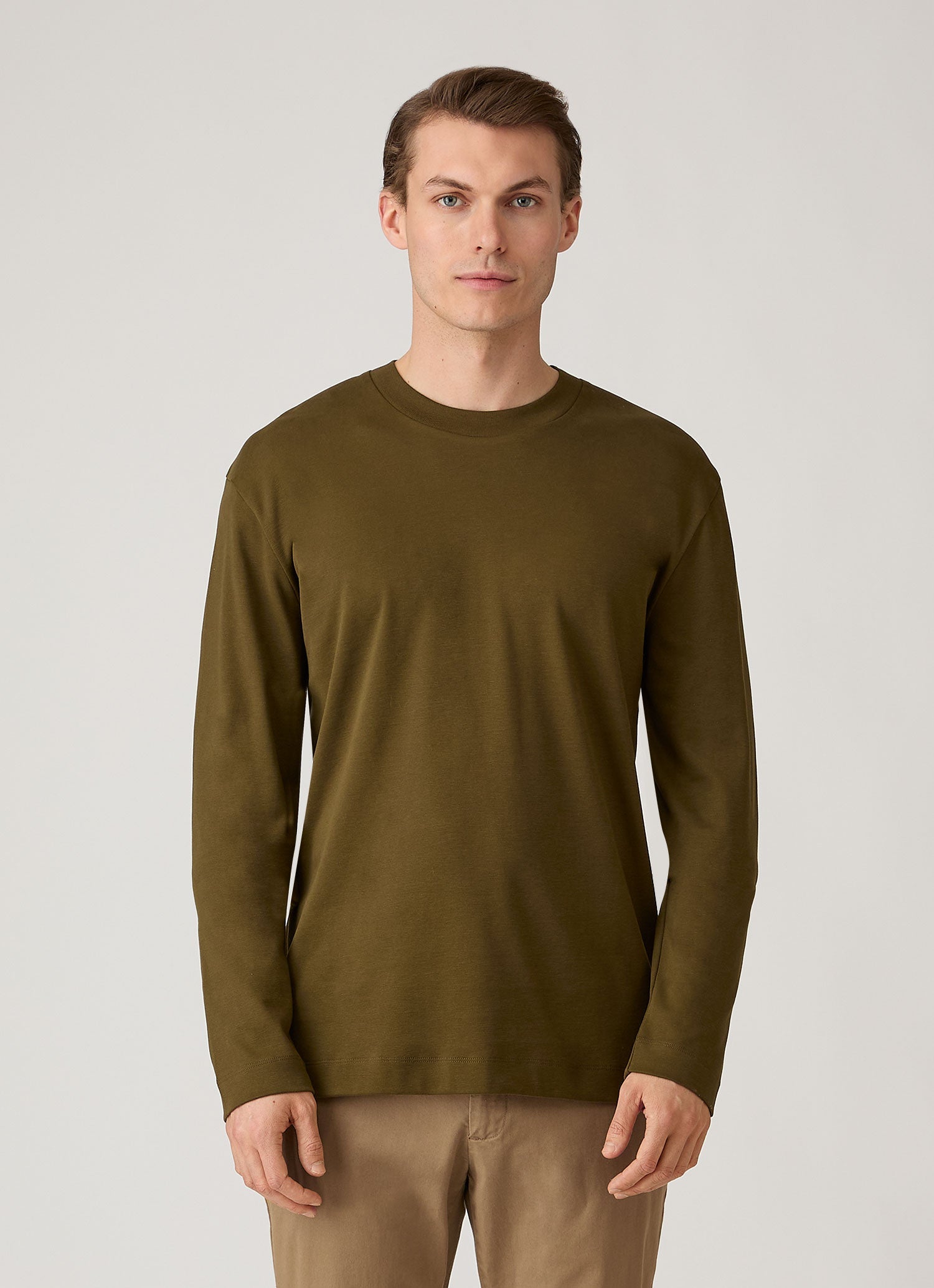 Men's Long Sleeve T-shirts | Sunspel