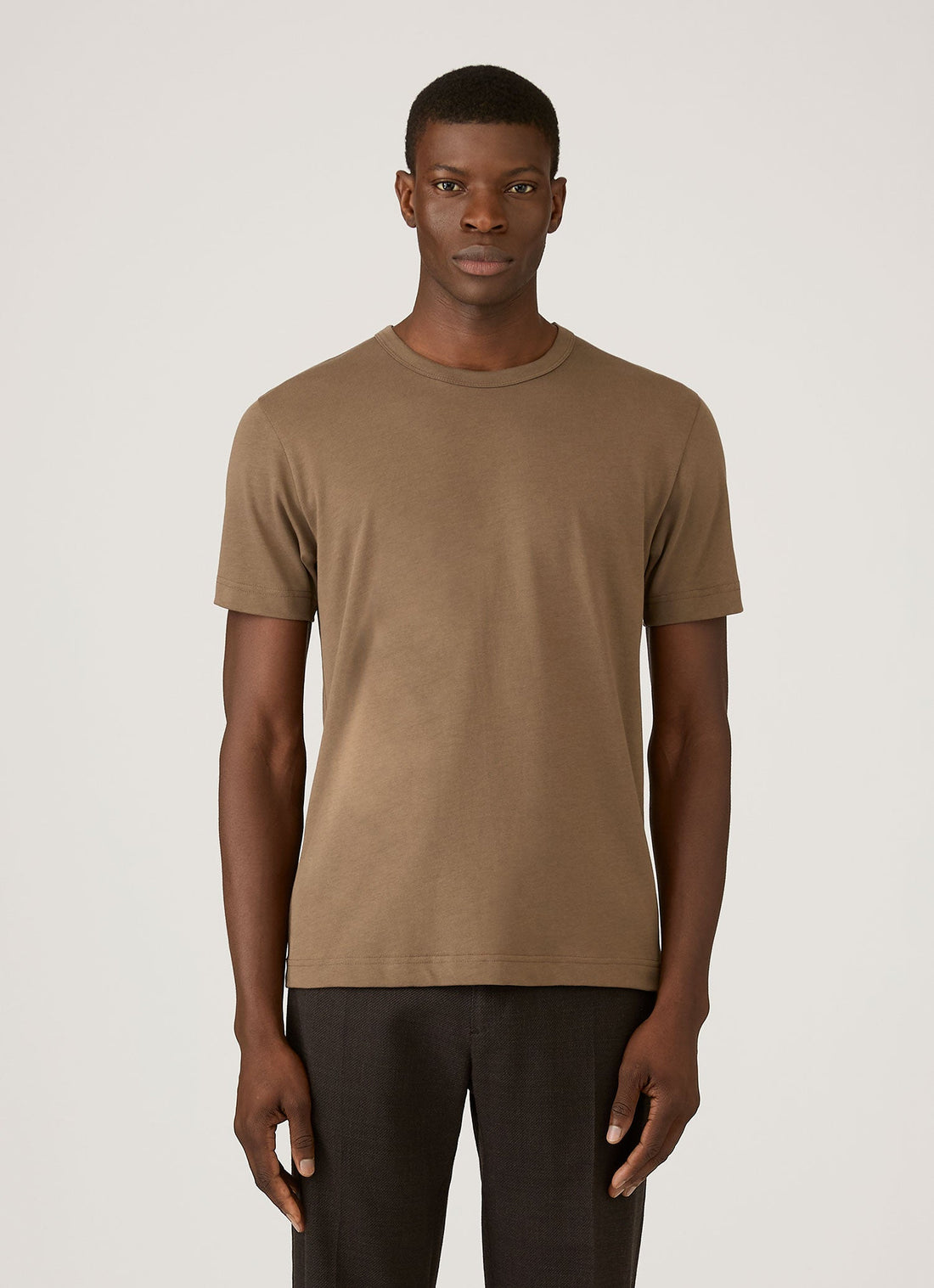 Men's Heavyweight Jersey T-shirt in Dark Cedar