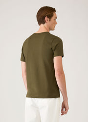 Men's Heavyweight Jersey T-shirt in Deep Olive