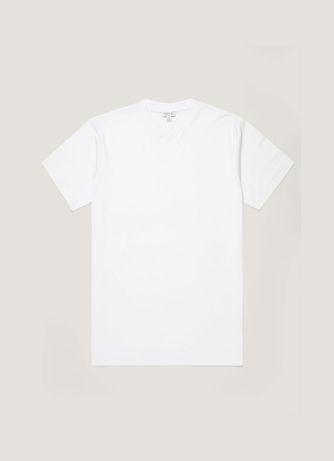 Men's Brushed Cotton T-shirt in White