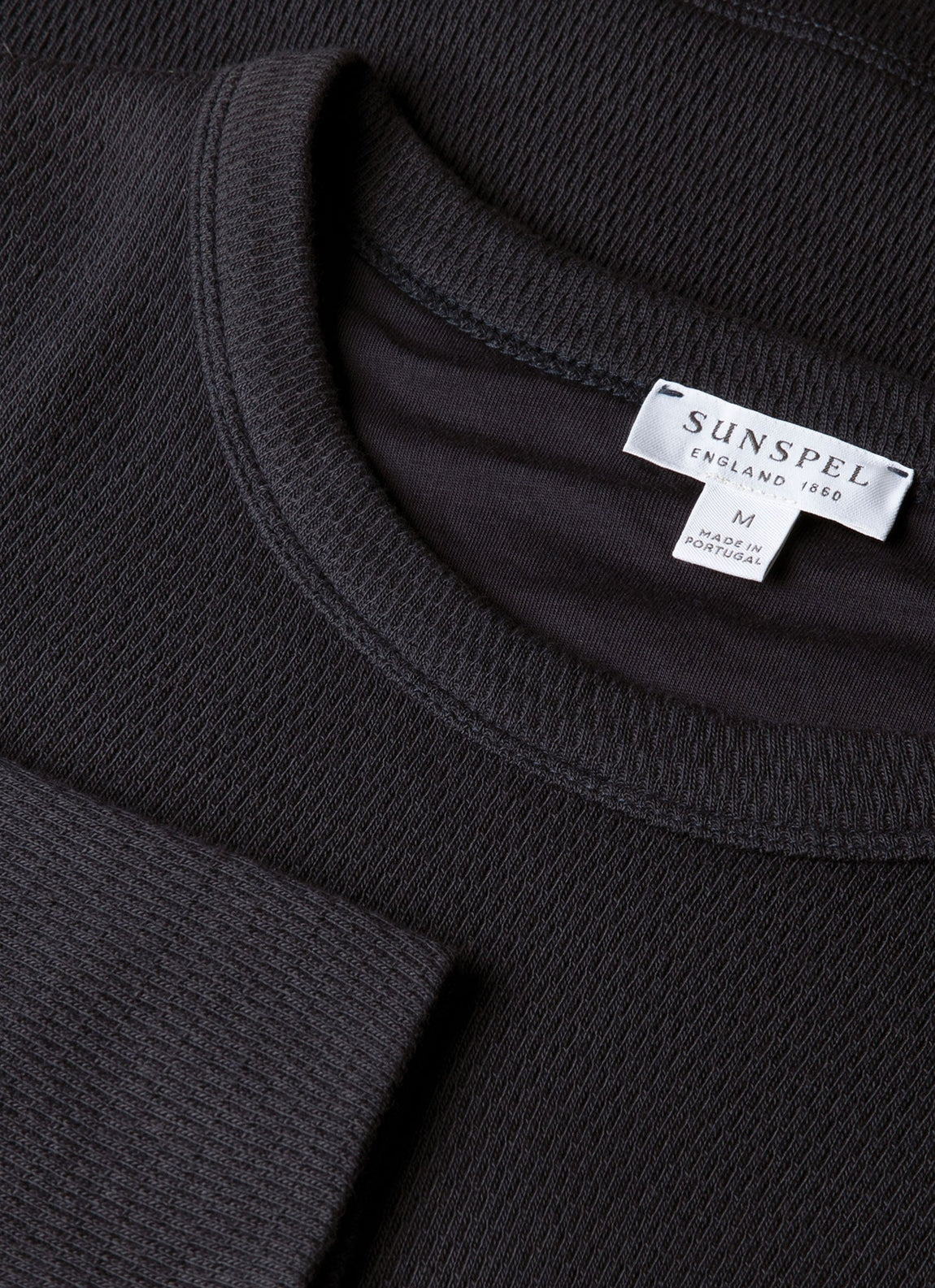 Men's Long Sleeve Cellulock Crew Neck in Navy