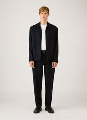 Men's Silk Cotton Cashmere T-shirt in White