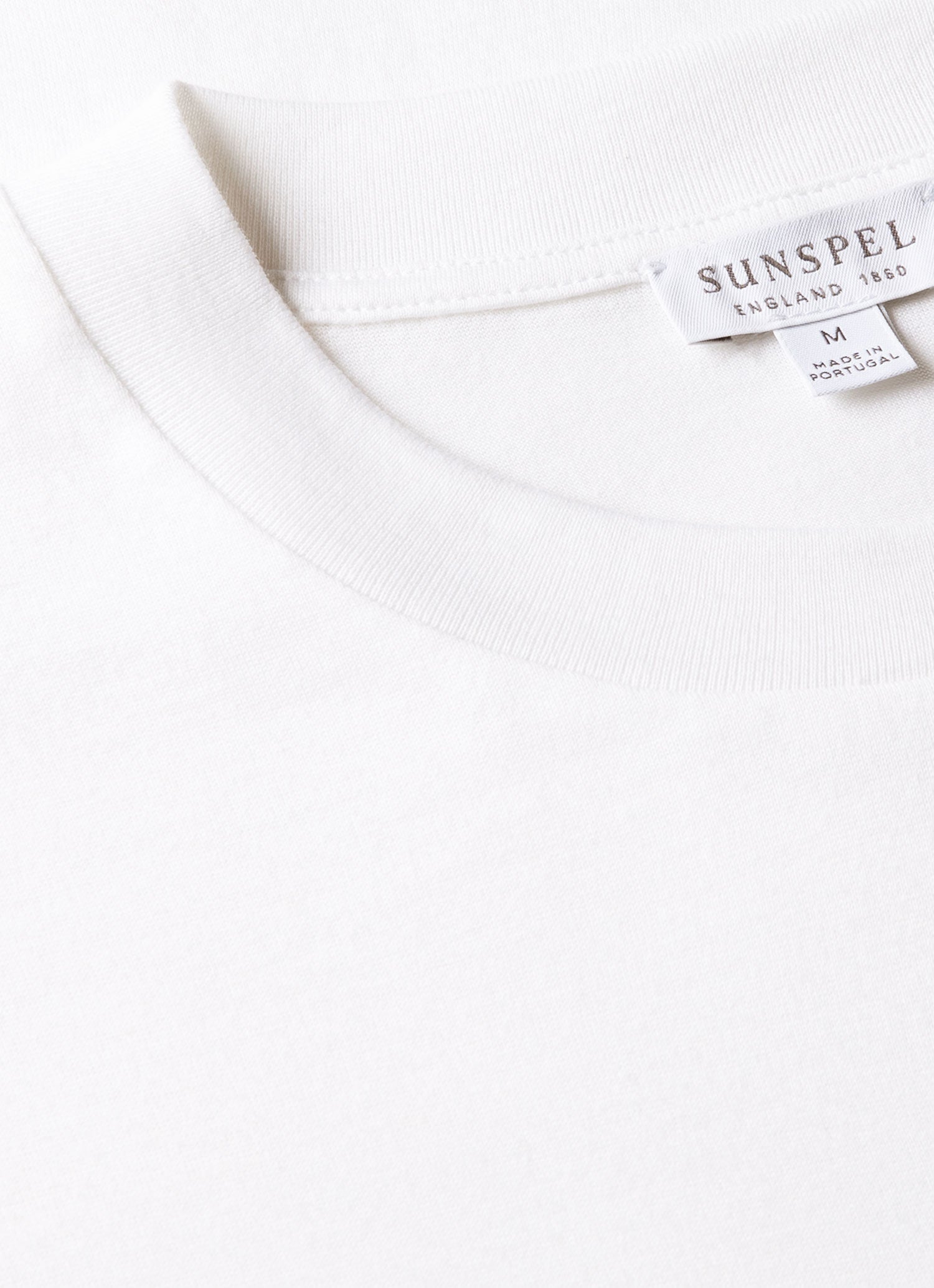 Men's Silk Cotton Cashmere T-shirt in White