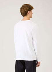 Men's Long Sleeve Heavyweight Jersey T-shirt in White