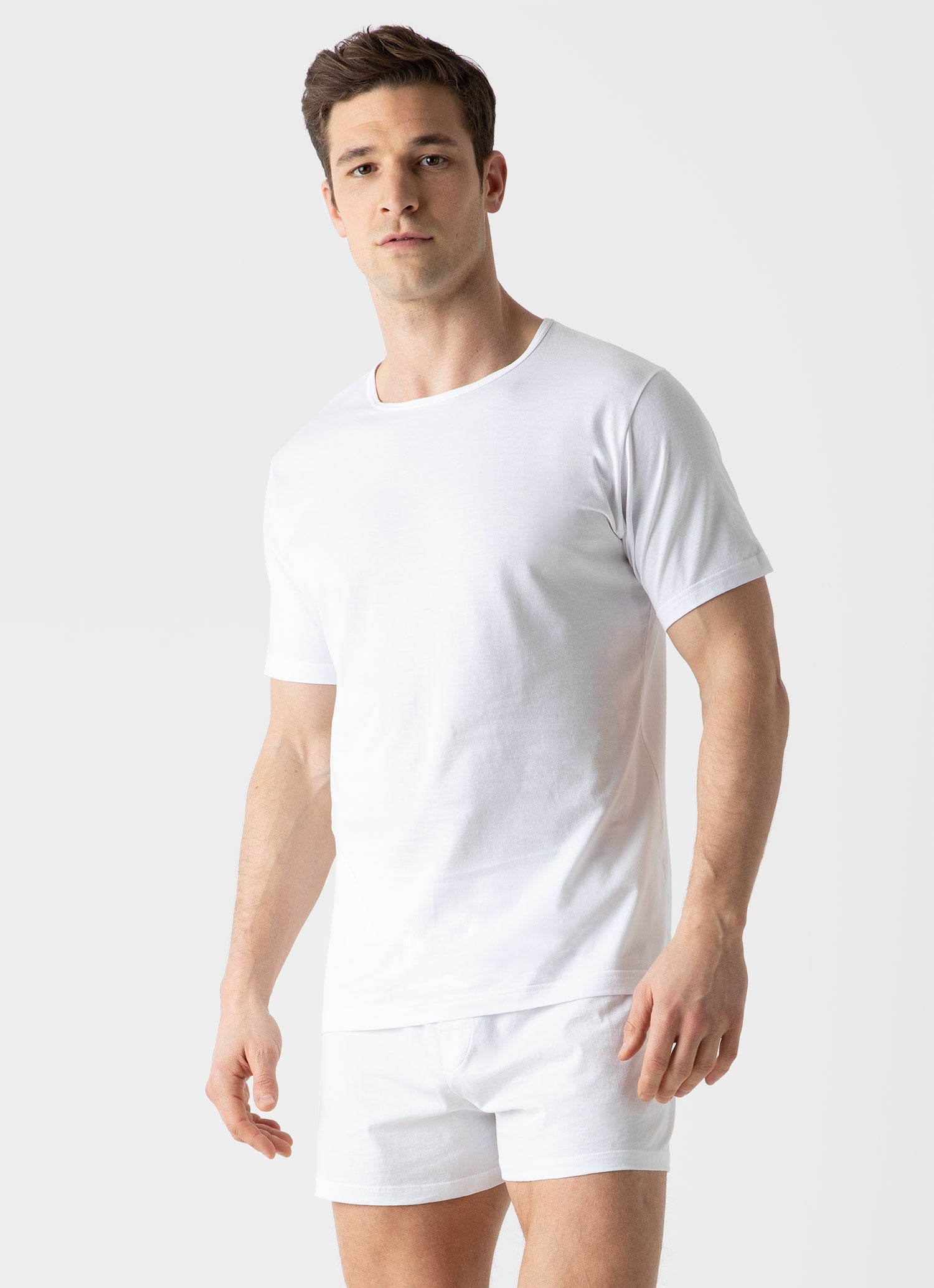 sunsea Cotton Johnny D.Shirt / White - シャツ