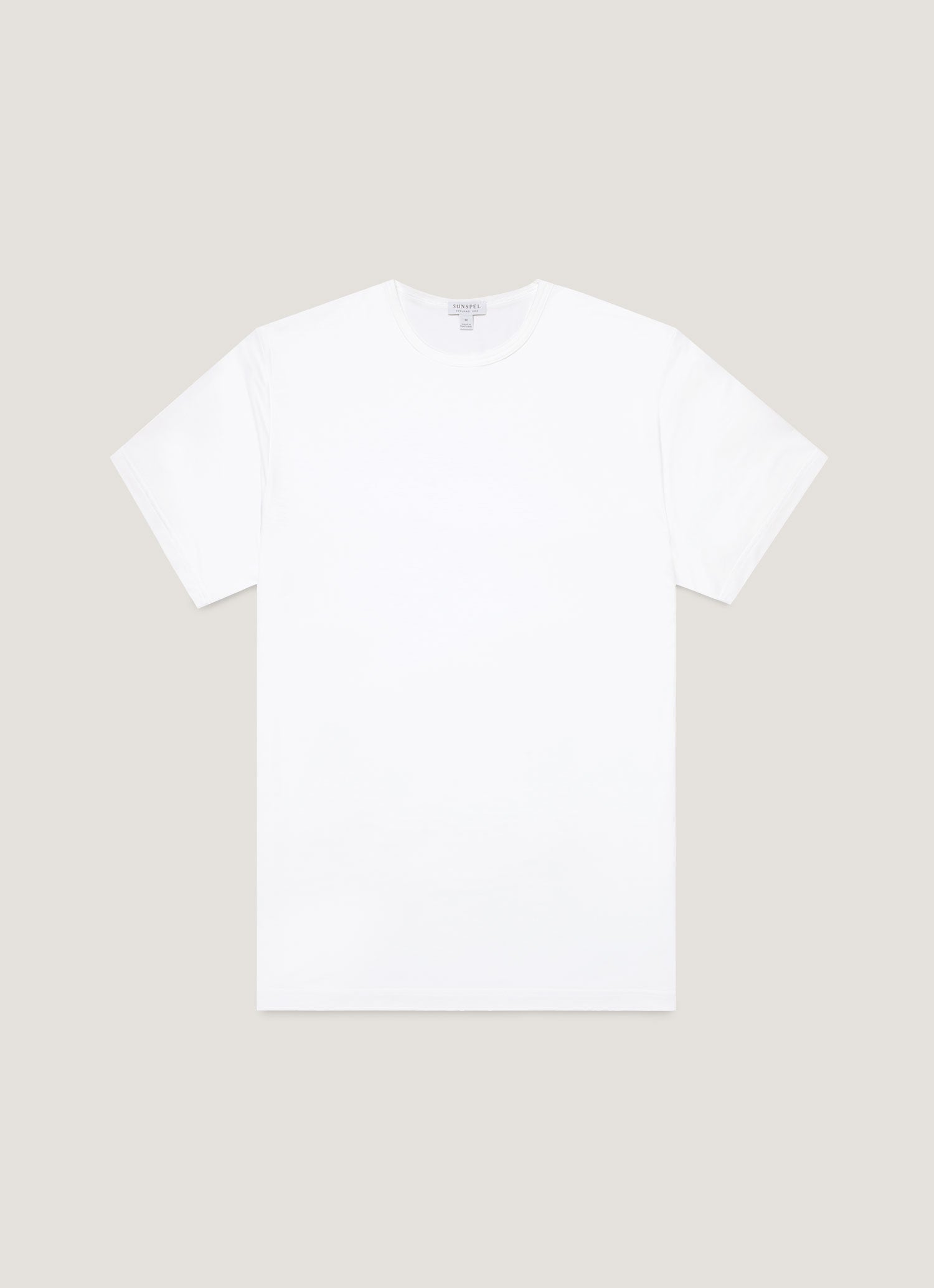 Men's Tencel™ T-shirt in White | Sunspel