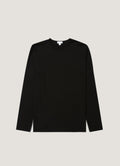 Men's Long Sleeve Tencel™ T-shirt in Black