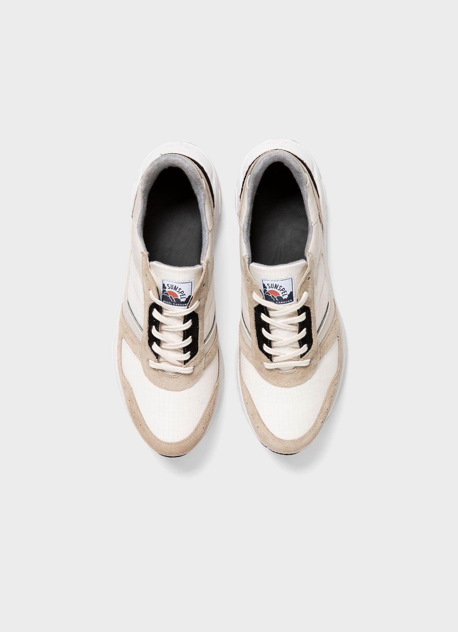 Men's Sunspel x Nigel Cabourn Sneaker in Stone | Sunspel