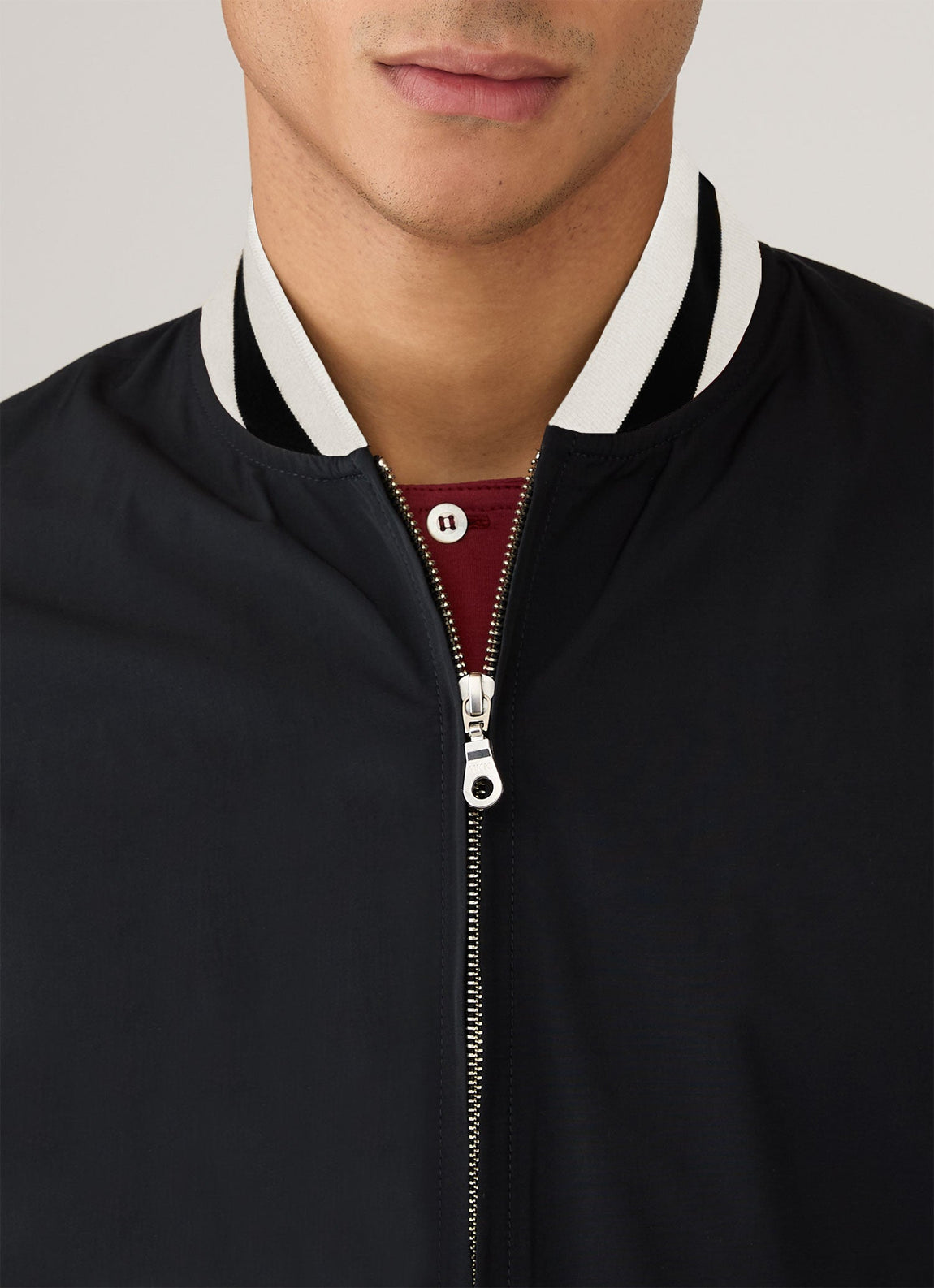 Men's Sunspel x Paul Weller Monkey Jacket in Midnight Navy